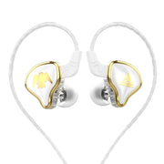 QKZ AK6-Ares Sports In-ear HIFI Wired Control Earphone with Mic(White)