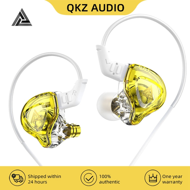 QKZ DMX Sports In-ear HIFI 3.5mm Wired Control Earphone with Mic(Black Red)