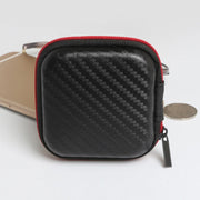 QKZ S102 Multi-function Headphone Data Cable Storage Bag(Black)
