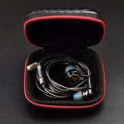 QKZ S102 Multi-function Headphone Data Cable Storage Bag(Black)