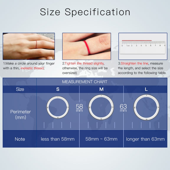 JAKCOM R5 Smart Ring Multifunction Smart Wear Ring, Size:L