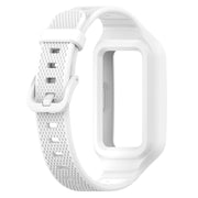 For Huawei Band 10 / 9 / 8 / 7 / 6 Universal Integrated Silicone Watch Band(White)