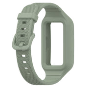 For Huawei Band 10 / 9 / 8 / 7 / 6 Universal Integrated Silicone Watch Band(Light Green)