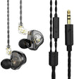 QKZ AK6 MAX In-ear Dynamic Subwoofer Wire-controlled Earphone, Version:with Mic Version(Transparent Black) - In Ear Wired Earphone by QKZ | Online Shopping South Africa | PMC TechLife | Buy Now Pay Later Mobicred