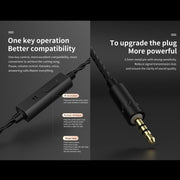 QKZ AK6 MAX In-ear Dynamic Subwoofer Wire-controlled Earphone, Version:with Mic Version(Transparent White)