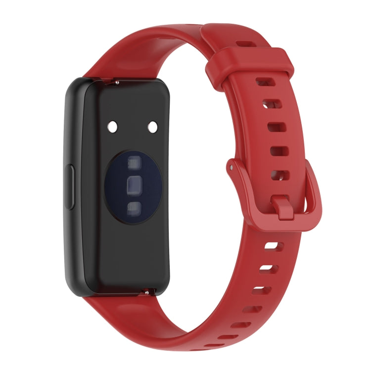 For Huawei Band 7 Silicone Watch Band(Red)