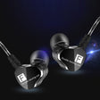QKZ F910 In-Ear Subwoofer Dual Dynamic Earphone(Black) - free shipping - PMC TechLife - Order now!
