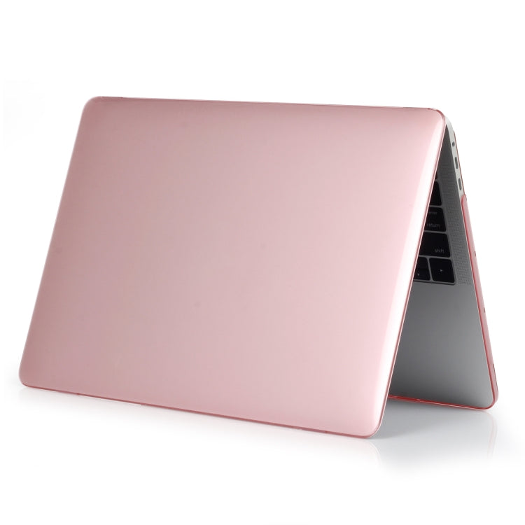 For MacBook Air 13.6 inch A2681 2022 Laptop Crystal Style Protective Case(Pink)