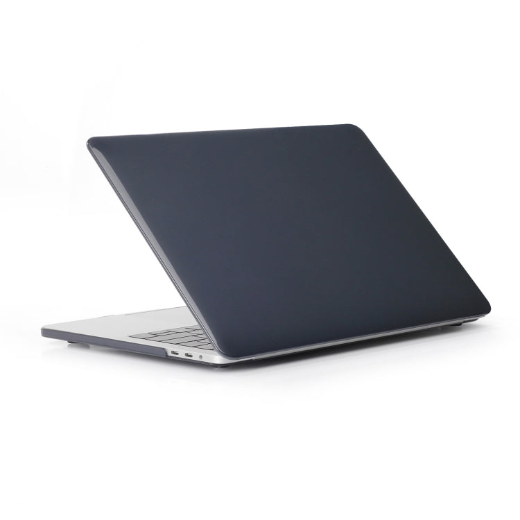 For MacBook Air 13.6 2025 / 2023 / 2022 Laptop Crystal Style Protective Case(Black)