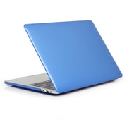 For MacBook Air 13.6 2025 / 2023 / 2022 Laptop Crystal Style Protective Case(Dark Blue)