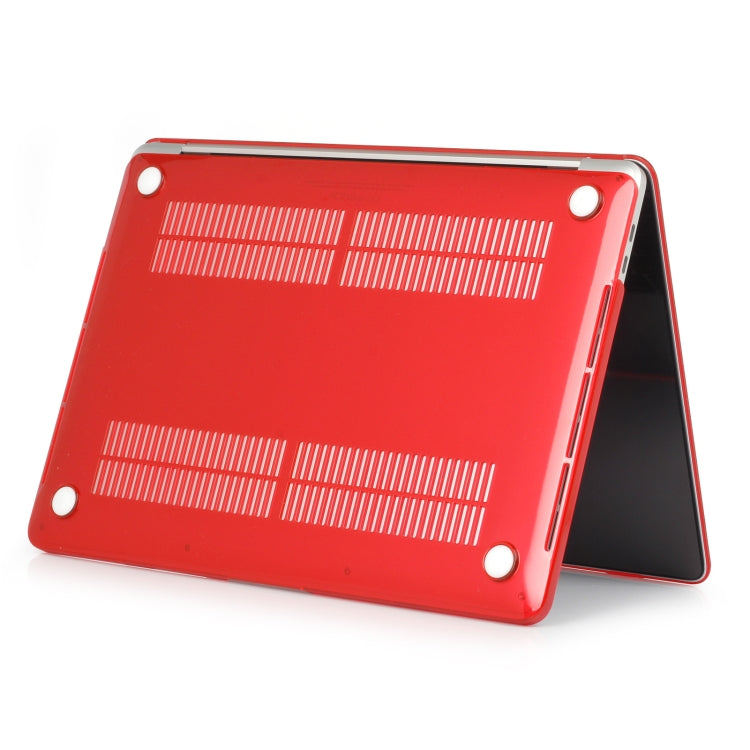 Laptop Crystal Style Protective Case For MacBook Pro 13.3 inch A2338 2022(Red)