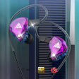 QKZ VK4 In-Ear Subwoofer HiFi Wire-controlled Earphone with Mic(Colorful Version) - In Ear Wired Earphone by QKZ | Online Shopping South Africa | PMC TechLife | Buy Now Pay Later Mobicred