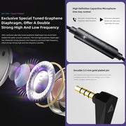 QKZ VK4 In-Ear Subwoofer HiFi Wire-controlled Earphone with Mic(Colorful Version)