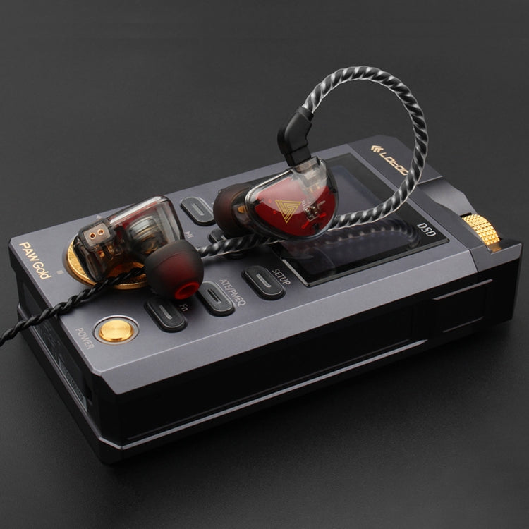 QKZ VK5 In-ear Dynamic Subwoofer Wire-controlled HiFi Sports Earphone with Mic(Black)
