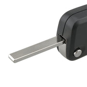 For Opel Car Foldable Blade Key Case with Screw Hole, Style:2-button HU100 without Slot