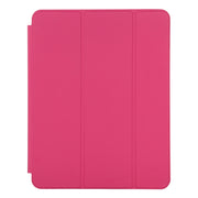 For iPad Pro 11 2022 / 2021 / 2020 3-fold Horizontal Flip Smart Leather Tablet Case with Sleep / Wake-up Function & Holder(Rose Red)