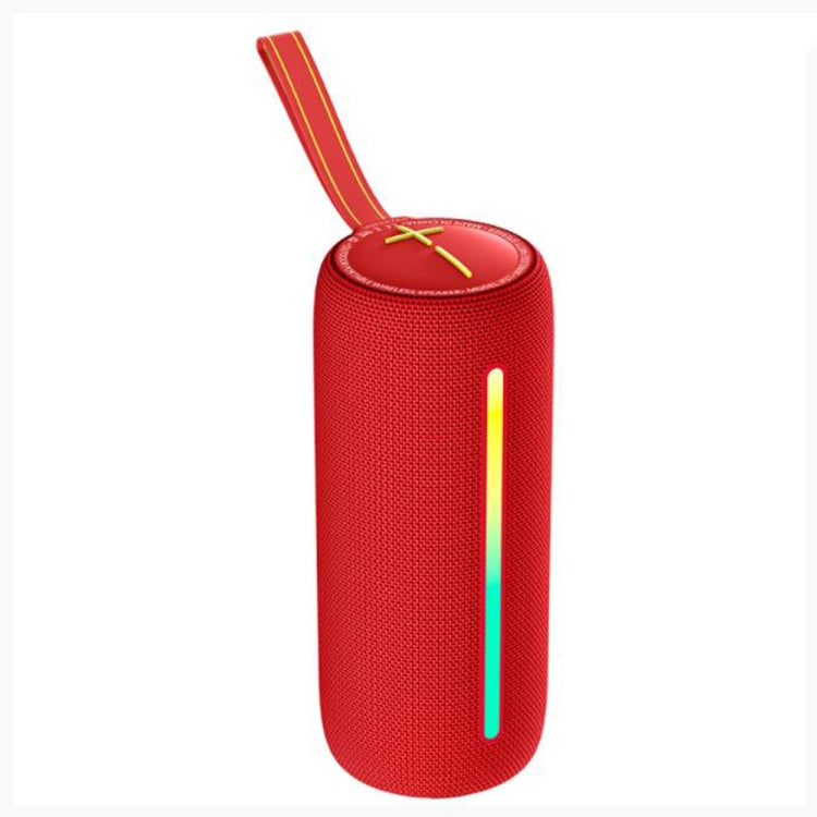 HOPESTAR P37 Outdoor Portable RGB Light Water-resistant Wireless Bluetooth Speaker(Red)