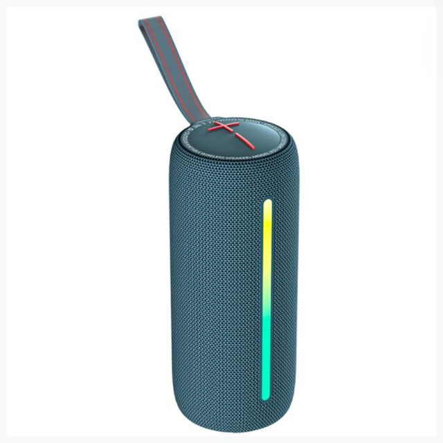 HOPESTAR P37 Outdoor Portable RGB Light Water-resistant Wireless Bluetooth Speaker(Blue)