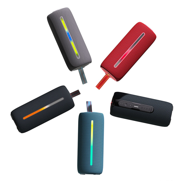 HOPESTAR P37 Outdoor Portable RGB Light Water-resistant Wireless Bluetooth Speaker(Grey)