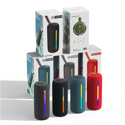 HOPESTAR P37 Outdoor Portable RGB Light Water-resistant Wireless Bluetooth Speaker(Grey)