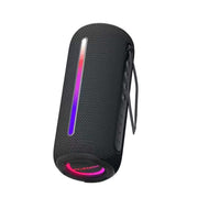 HOPESTAR P39 Outdoor Water-resistant RGB Light Wireless Bluetooth Speaker(Black)