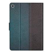 For Samsung Galaxy Tab A7 10.4 2020 T500 Stitching Solid Color Smart Leather Tablet Case(Green)