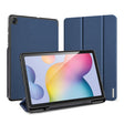 For Galaxy Tab S6 Lite 10.4 inch / S6 Lite 2024 DUX DUCIS Domo Series Horizontal Flip Magnetic PU Leather Case with Three-folding Holder & Pen Slot & Sleep / Wake-up Function(Blue) - Tab S6 Lite P610 / P615 by DUX DUCIS | Online Shopping South Africa | PMC TechLife | Buy Now Pay Later Mobicred