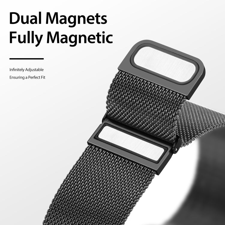 DUX DUCIS Milanese Watch Band For Samsung Watch Series 20mm(Black)