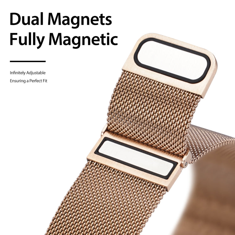 DUX DUCIS Milanese Watch Band For Samsung Watch Series 20mm(Gold)