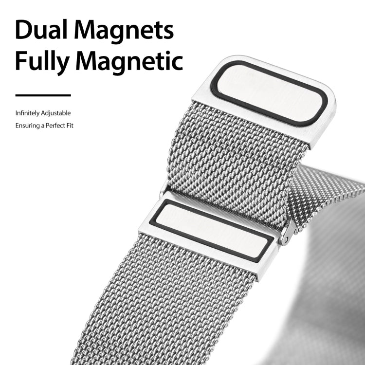DUX DUCIS Milanese Watch Band For Samsung Watch Series 20mm(Silver)