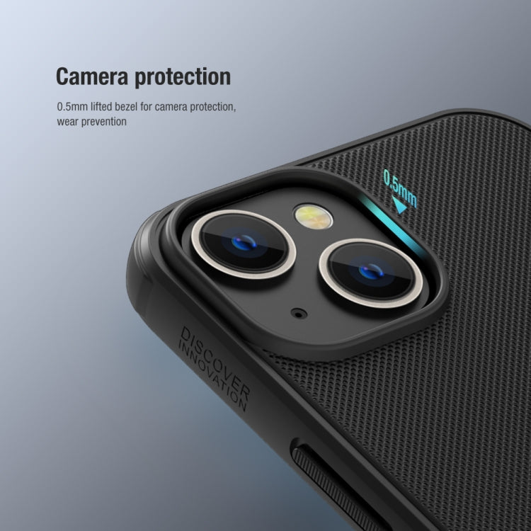 For iPhone 14 Plus NILLKIN Frosted Shield Pro PC + TPU Phone Case (Black)