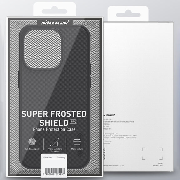 For iPhone 14 Plus NILLKIN Frosted Shield Pro PC + TPU Phone Case (Black)