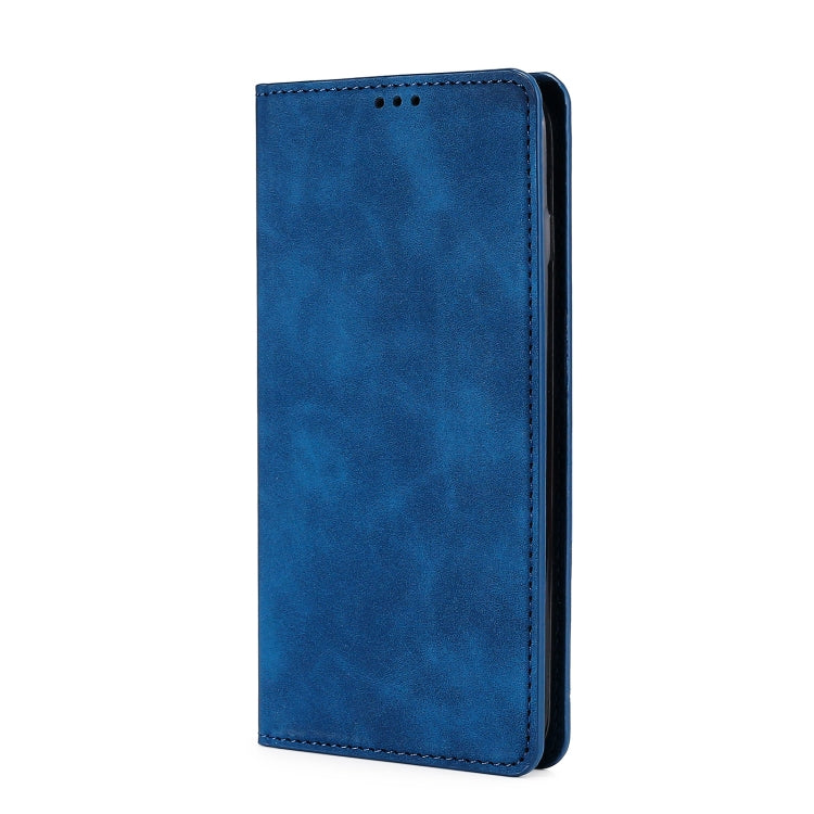 For Huawei nova 10 Skin Feel Magnetic Horizontal Flip Leather Phone Case(Blue)