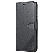 For Huawei nova 10 AZNS Sheepskin Texture Flip Leather Phone Case(Black)
