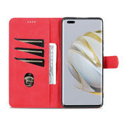For Huawei nova 10 AZNS Skin Feel Calf Texture Flip Leather Phone Case(Red)