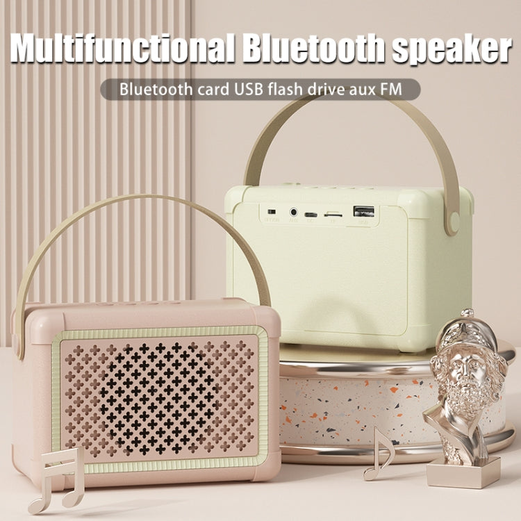 N10 ABS Portable Mini Wireless Bluetooth Speaker(Beige)