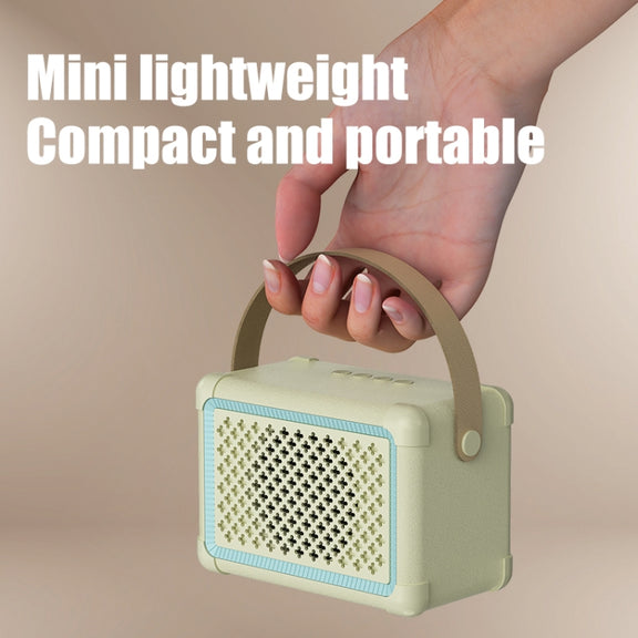 N10 ABS Portable Mini Wireless Bluetooth Speaker(Beige)