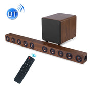 D90 Home Theater Audio Echo Wall Soundbar Subwoofer Bluetooth Audio(Brown)
