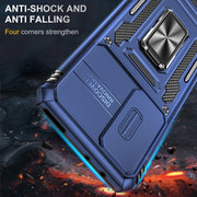 For Xiaomi 12 Pro Armor PC + TPU Camera Shield Phone Case(Navy Blue)