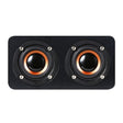 M5 Multifunctional Desktop Wooden Bluetooth Speaker Wireless Loudspeaker(Black) - Desktop Speaker by PMC TechLife | Online Shopping South Africa | PMC TechLife