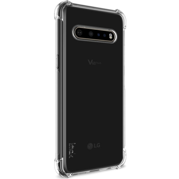 For LG V60 ThinQ 5G IMAK All-inclusive Shockproof Airbag TPU Protective Case, with Screen Protector(Transparent)