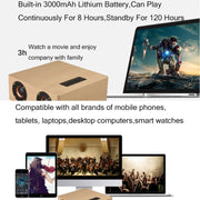 Q5 Home Computer TV Wooden Wireless Bluetooth Speaker(Black Walnut)