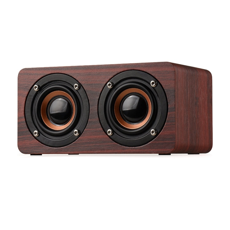 W5+ Wooden Wireless Bluetooth Speaker(Mahogany)