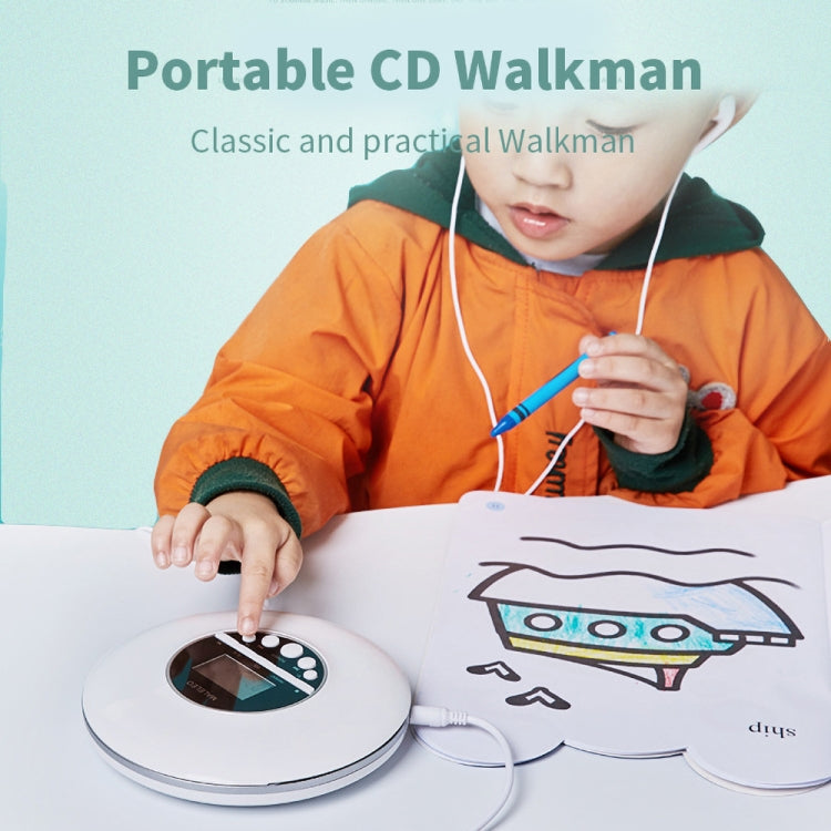 Kecag KC-706 Portable Walkman CD Player(White)