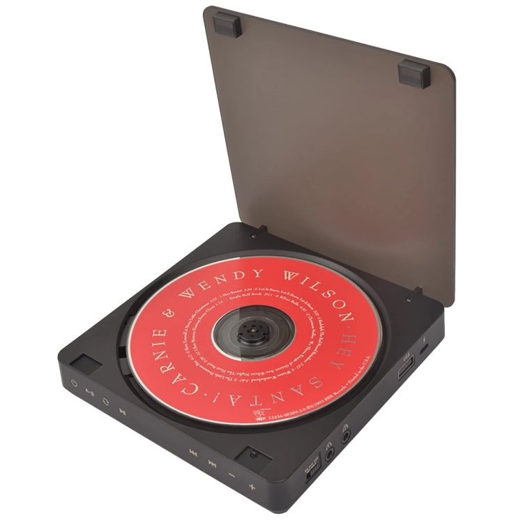Kecag KC-708 Portable Retro Disc Album CD Player(Black)