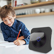 Kecag KC-806 2A Retro Bluetooth Music Disc Album CD Player, Specification:Plug-in Version(Black)