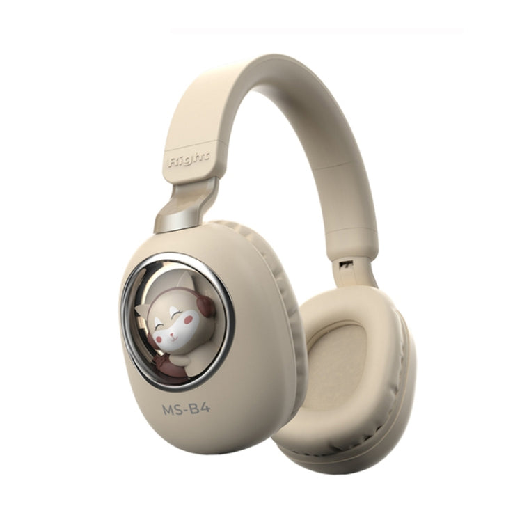 B4 RGB Cartoon Stereo Headset Wireless Bluetooth Headphones(Squirrel)
