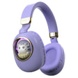 B4 RGB Cartoon Stereo Headset Wireless Bluetooth Headphones (Purple) - Headset & Headphone by PMC TechLife | Online Shopping South Africa | PMC TechLife