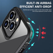 For iPhone 14 Plus iPAKY Shockproof PC + TPU Protective Phone Case (Blue)