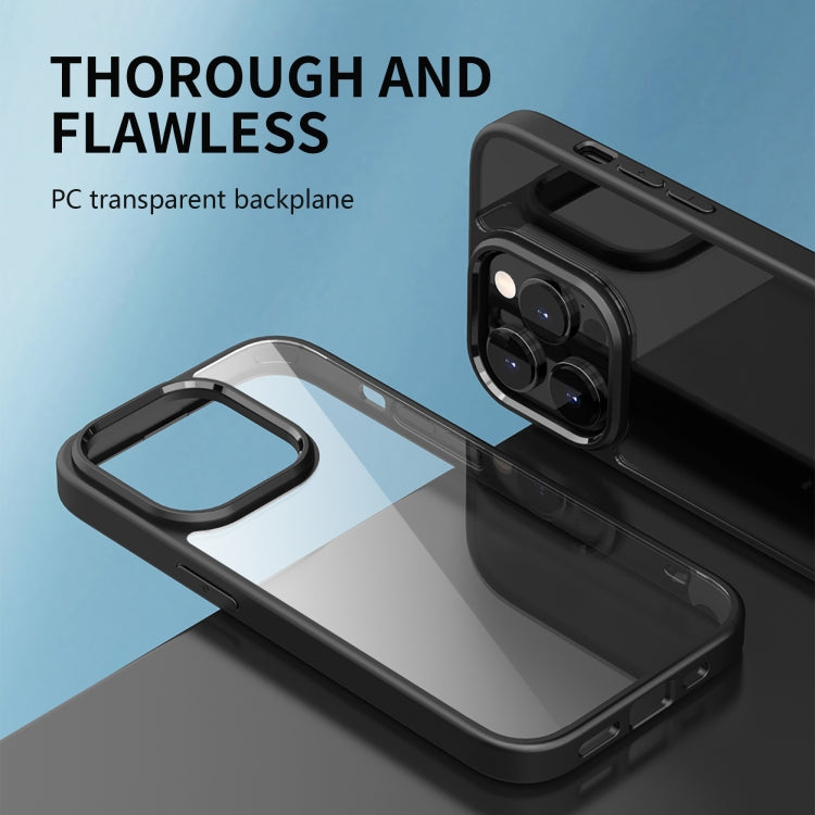 For iPhone 14 Pro Max iPAKY Shockproof PC + TPU Protective Phone Case (Black)